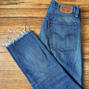 Levi’s Wedgie Straight Crop Jeans
